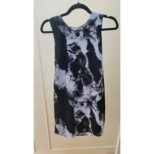 TWIK - Black + White Marbled Dress, new with tags, size S